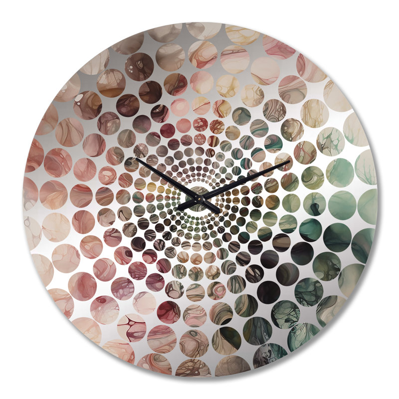 Arania - Horloge murale géométrique abstraite, Grand