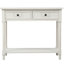Console Daisy Series avec deux tiroirs et une tablette inférieure-762708457-762708459