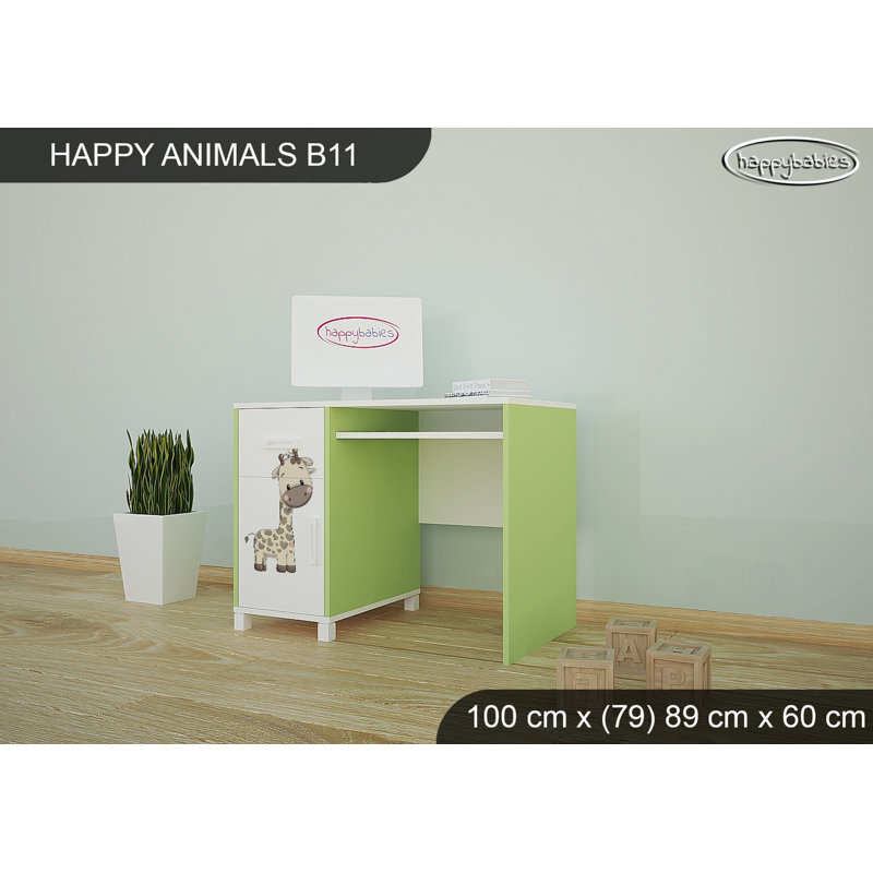 100cm Writing Desk, Green