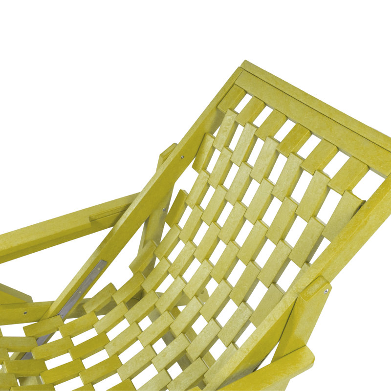 Méridienne d'extérieur pliable Pinecrest, Jaune