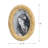 Linnea Brown Oval Single Picture Frame