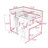 Full-Size Wooden Loft Bed with Integrated Workstation, Wardrobe, and Customizable Lighting-1742041594
