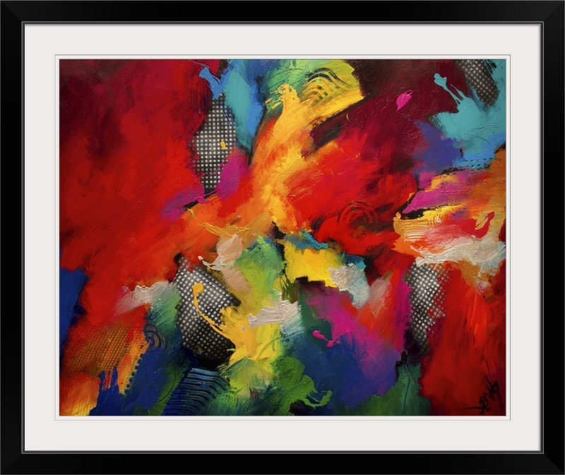 'Coming Through by Frizzleburg Graphic Art Print, 20" H x 23" W x 1" D, Black Framed