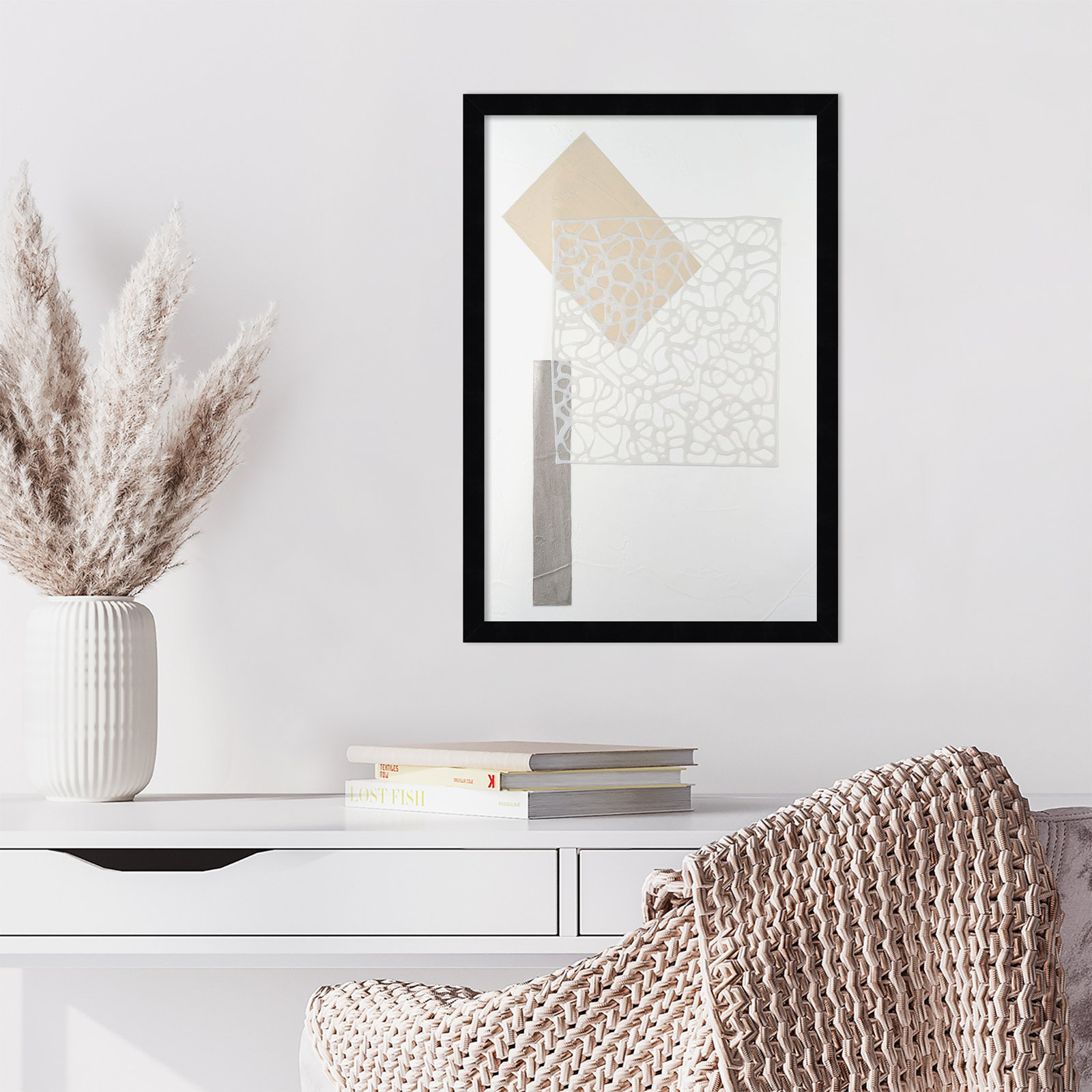 Nooks and Crannies No. 3 Print, 21" H x 15" W, Black