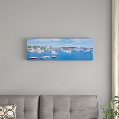 «Harbor View, Stonington, Hancock County, Maine, USA» par Panoramic Images - Reproduction de photo sur toile