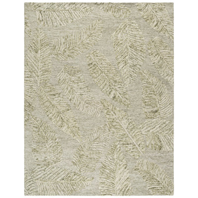 Jardin Hand Tufted Wool;Cotton Solid Color Indoor Rug