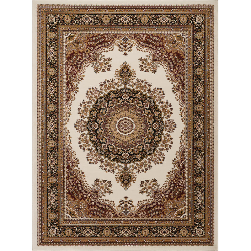 Ivory 2 Ft. X 3 Ft. Area Rug, Rectangle 2' x 3'