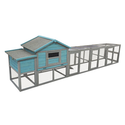 Grand poulailler en bois