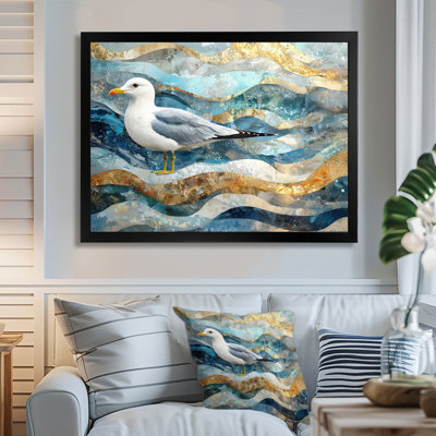 Hardison mouette côtière The Watchful Gull IV - Art mural