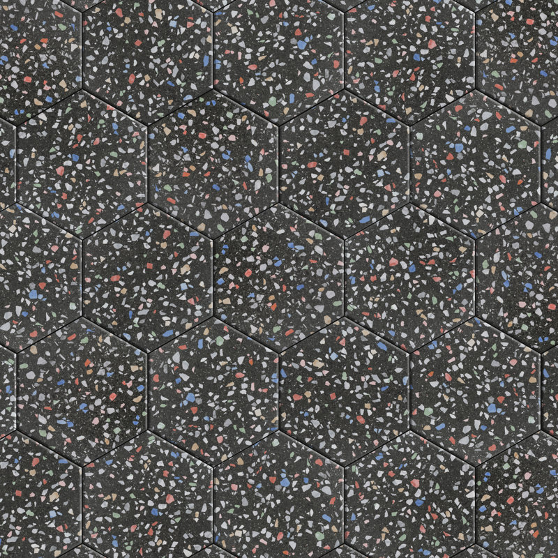 Venice 8.63" x 9.88" Porcelain Patterned Wall & Floor Tile
