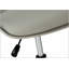 Chaise de bureau pivotante ergonomique à hauteur réglable pour enfants, design contemporain avec aspect cuir et piètement en métal
