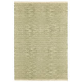 Herringbone Sage Handwoven Cotton Rug