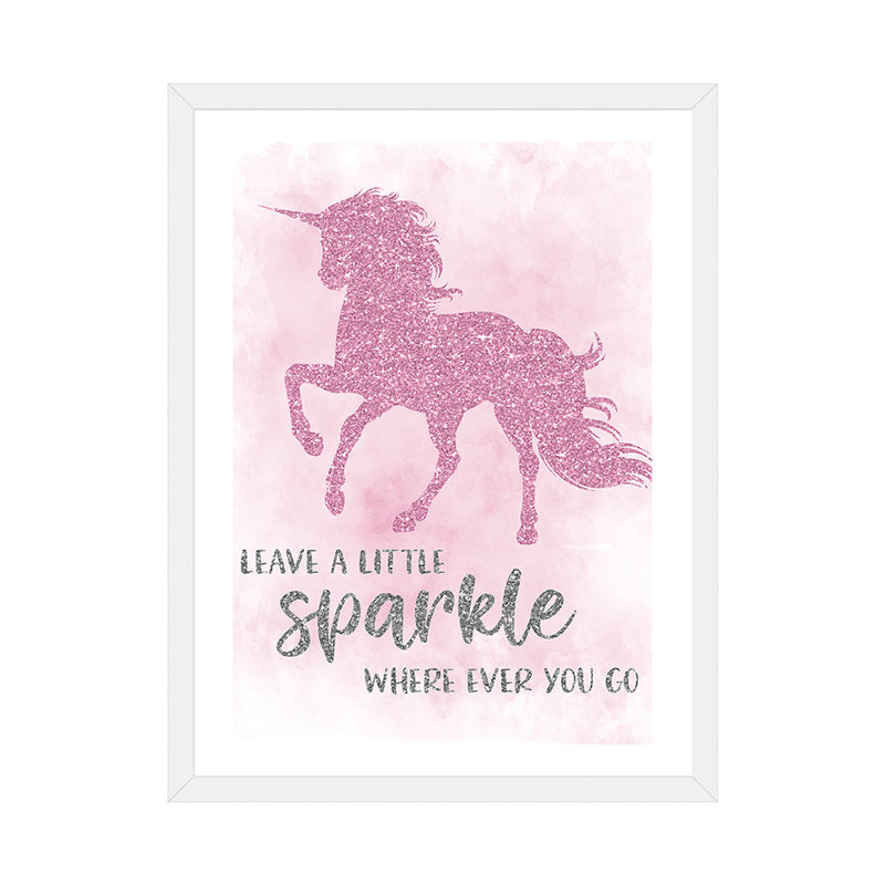 Art sparkle, H 32 po x l 24 po x P 1 po, Papier avec cadre blanc