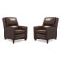 Ensemble de deux fauteuils inclinables manuels Sondrio