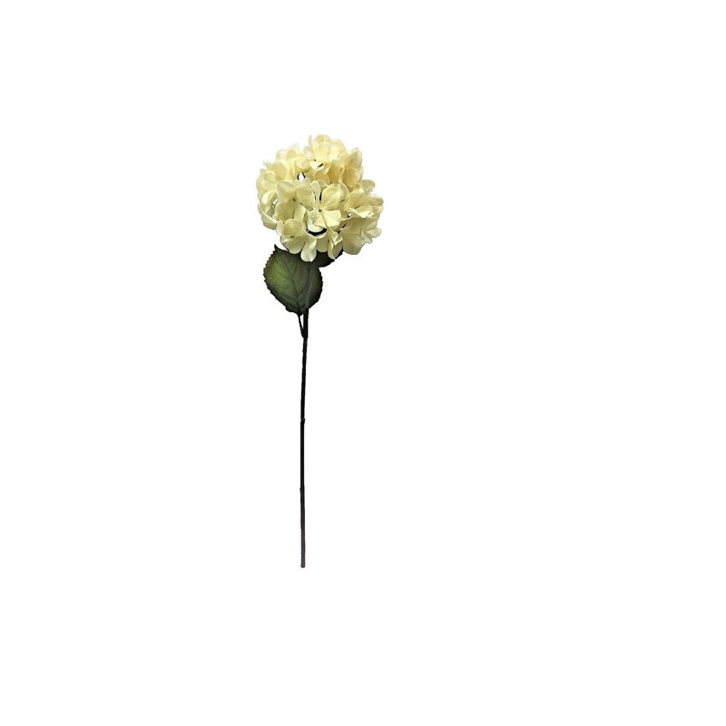Artificial Hydrangea Stem, Cream