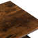 Kindall Industrial Rustic End Table Nightstand With Two Drawers And Open Shelf