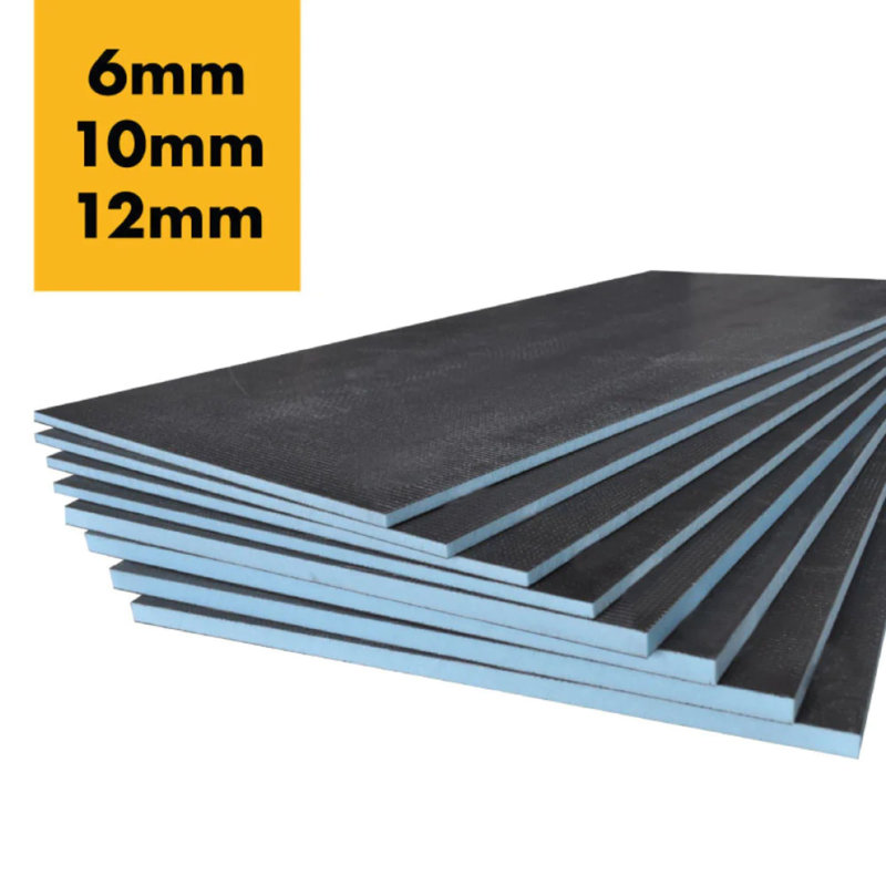 12mm Tile Backer Board Pack of 5 with Washers and 40mm Stainless Steel Screws, 1200mm x 600mm