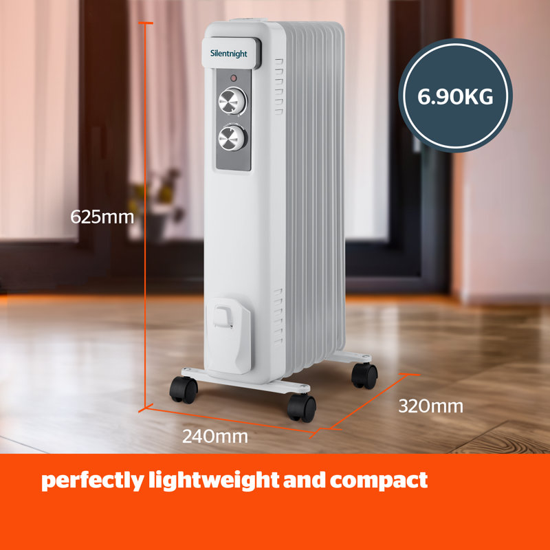 Silentnight Comfort Control Oil Filled 7 Fin Portable Radiator