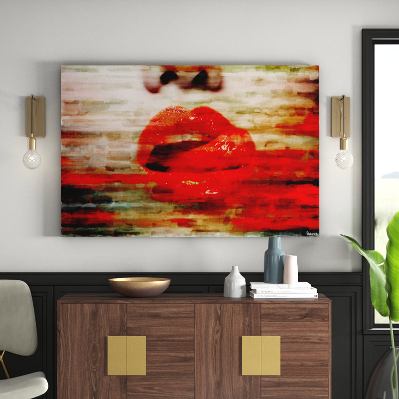 Parvez Taj - Wrapped Canvas Painting, 30cm H x 45cm W