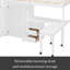 Lit mezzanine avec escalier, bibliothèque, tiroirs, bureau et garde-robe-376335510-376335508