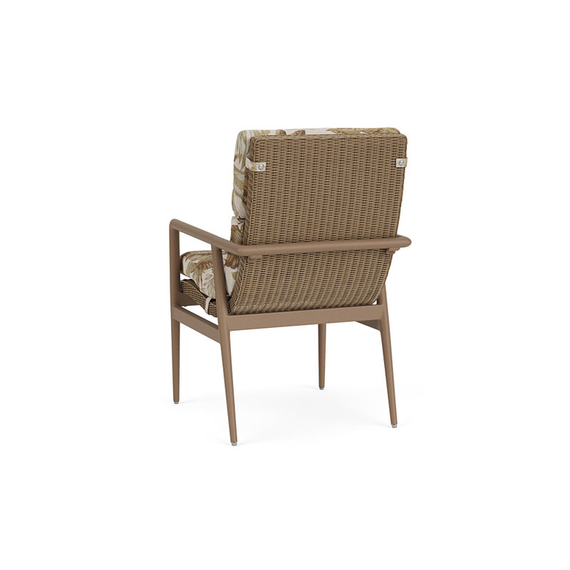 Cascade Outdoor Dining Armchair, Botanic Willow, Fawn