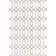 Glam Geometric White Silver Area Rug