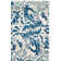 Alessia Floral Ivory/Blue Area Rug