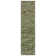 Natura 425 Handwoven Wool/Cotton/Polyester No Pattern Indoor Use Only Rug in Green/Ivory