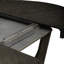 Ensemble de table guéridon 5 pièces Trenea Opt avec chaises rembourrées à 4 panneaux