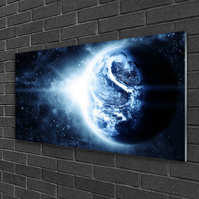 Universe Globe - No Frame Print on Glass