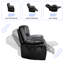 Ensemble de 2 fauteuils inclinables en cuir Crovetti-105706615