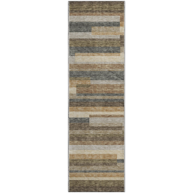 Premium Machine Washable Prisco Taupe Rug