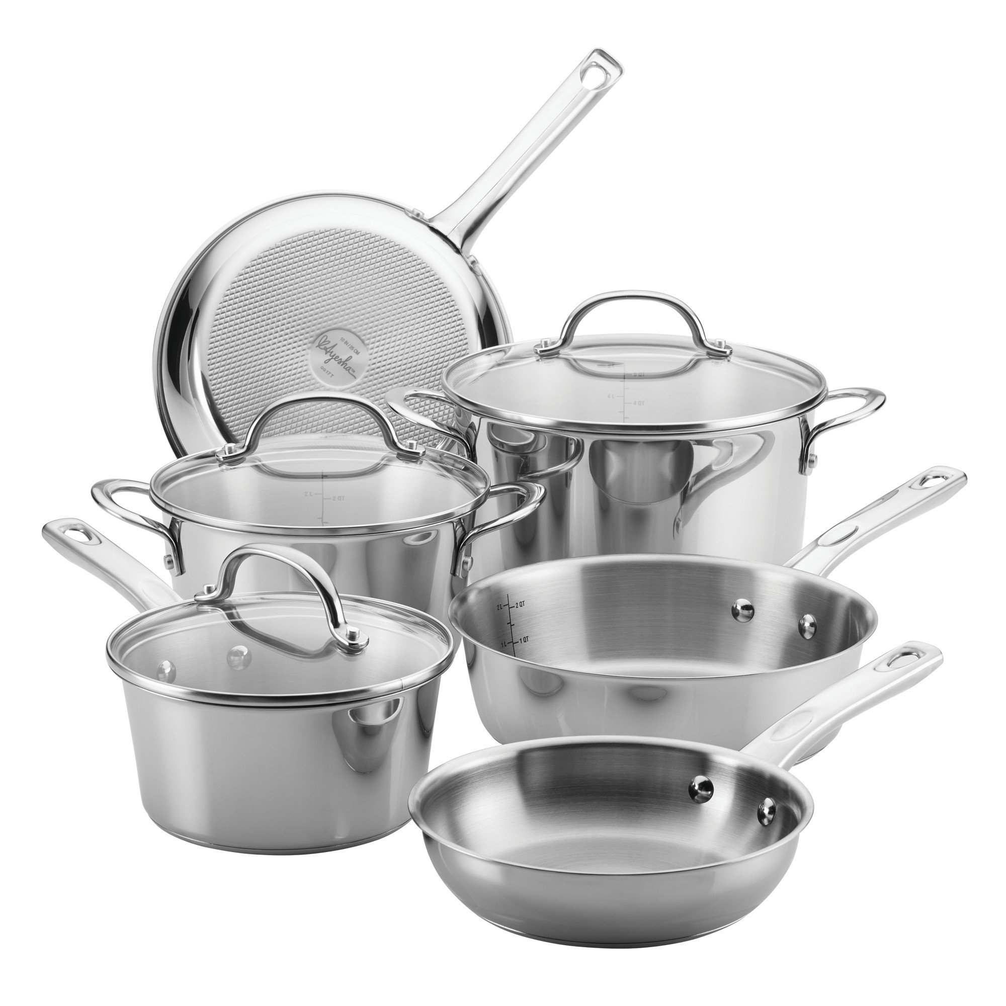 Ayesha Curry Home Collection Nonstick Cookware Pots and Pans Set, Includes  Cooking Utensils - 12 Piece & Reviews