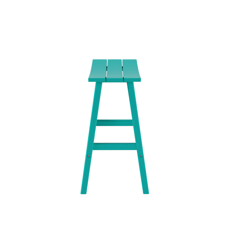 Tabouret d'extérieur Laguna, Turquoise, Tabouret de bar (siège d'une hauteur de 29 po)