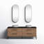 Dasher 72" Double Bathroom Vanity with Mirror