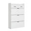 1250 White Shoe Cabinet With 3 Doors And 2 Drawers - Abundant Capacity Adjustable For Different Sizes Simple Assembly Instructions Colour Featuring Ample Space Shoes Shelving Material Process