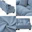 Causeuse rembourrée en chenille avec accoudoirs arrondis Nimbus Cloud Couch-685632851-685632848-685632846