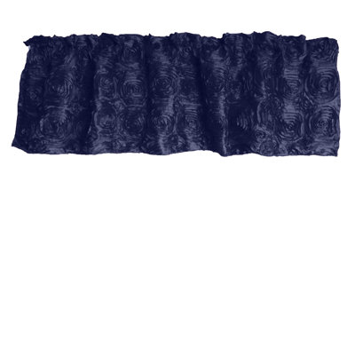Cantonnière florale sur mesure l 54 po