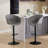 Adjustable Swivel Bar Stools (No Including Dining Table)