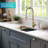 KRAUS Oletto Commercial Style Single Handle Pull Down Kitchen Faucet with QuickDock Top Mount Installation Assembly-1707868650