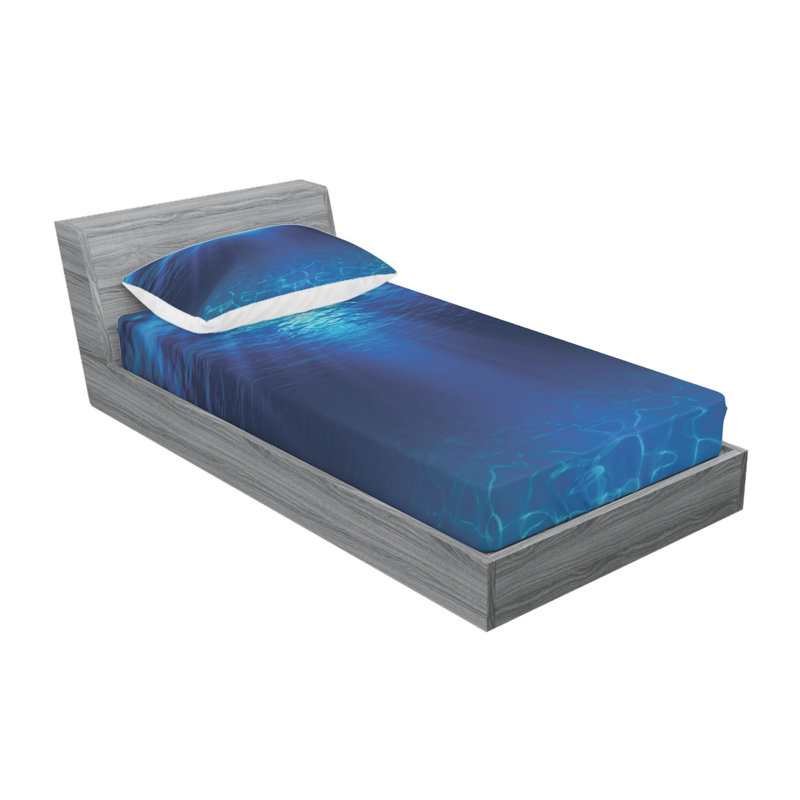 Microfiber Sheet Set, Twin Sheet Set with Fitted Sheet