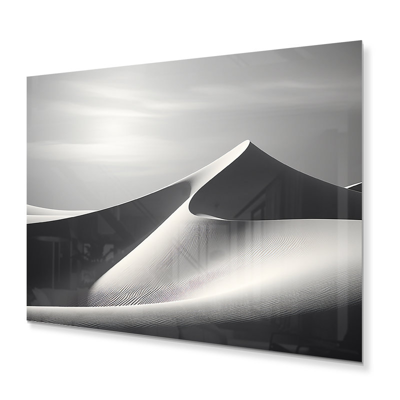 "Saharas Silence Photographie" sur métal, H 24 po x l 32 po x P 1 po