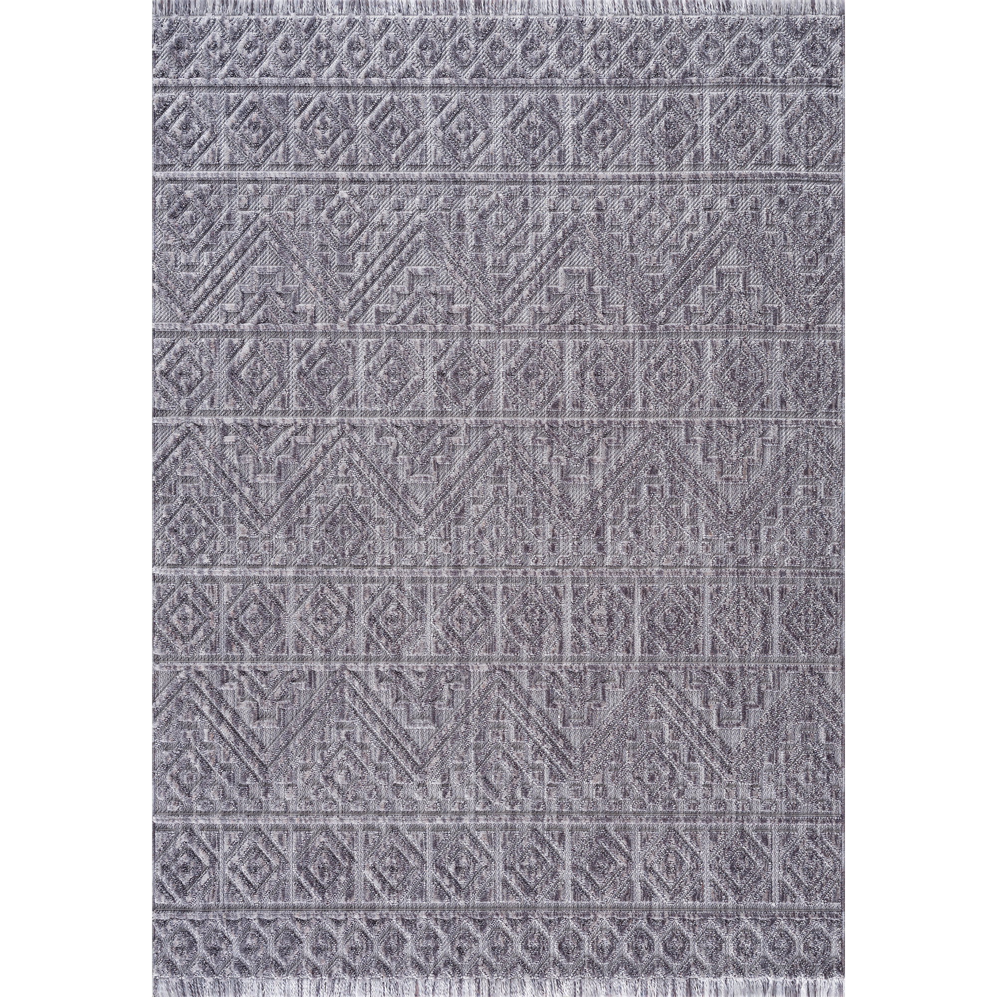 United Weavers Of America 4 x 5 Beige Indoor Solid Area Rug at