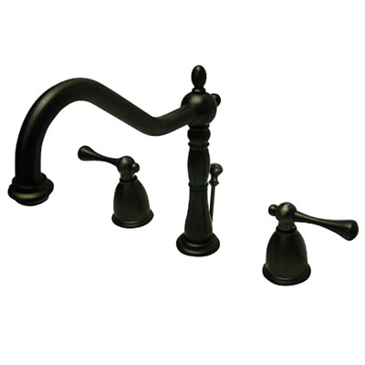 Elizabeth Widespread Bathroom Faucet with Drain Assembly