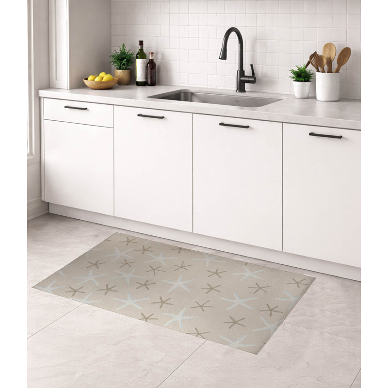 Tapis de cuisine Starfish, Rectangle 5 pi x 7 pi, Sable