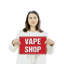 Vape Shop Street 10 Inch x 14 Inch Plastic Sign-119523792