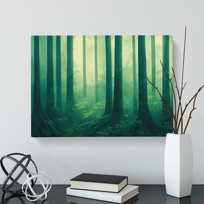 A Euphoric Forest - Wrapped Canvas