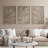 Framed Canvas Wall Art - Vintage Abstract Wall Prints for Bedroom-183602394-183602397