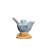 Chirpy Elegance Stoneware Taper Holder