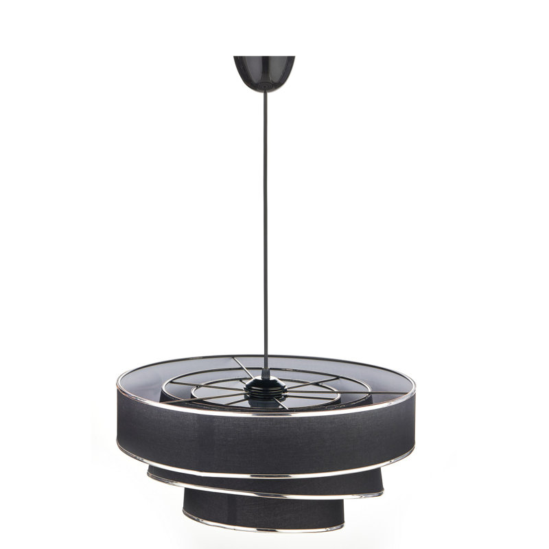 Chandle Chandelier, Silver/Black